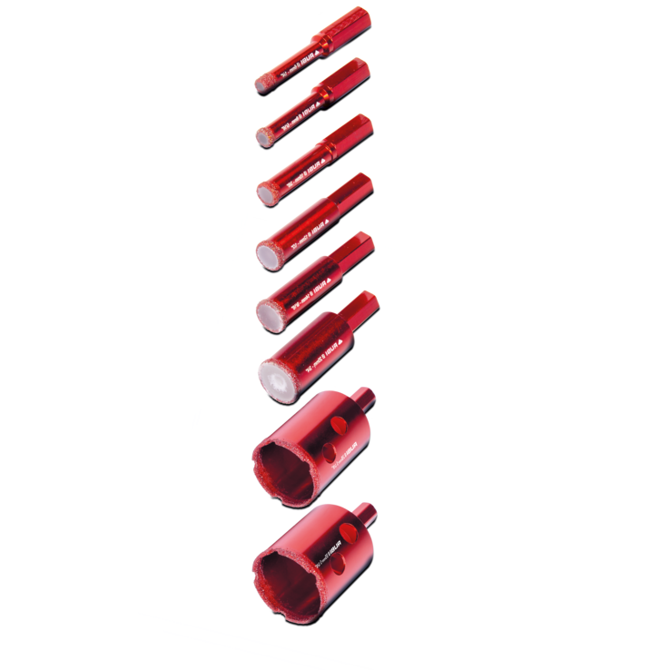 RUBI TOOLS DRILL BIT DRYGRES 4DRILL 1/4" (6 mm.) HEX