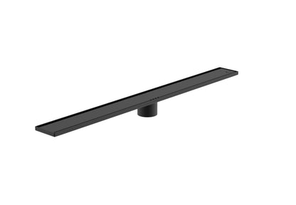 EVOLUX LINEAR DRAIN & STRAINER LISA NERO CURVE BLACK