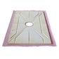 GURU W-S heavy duty shower tray four slopes for square drains