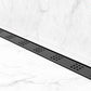 GURU LINEAR DRAIN & STRAINER PLUS NERO 24"