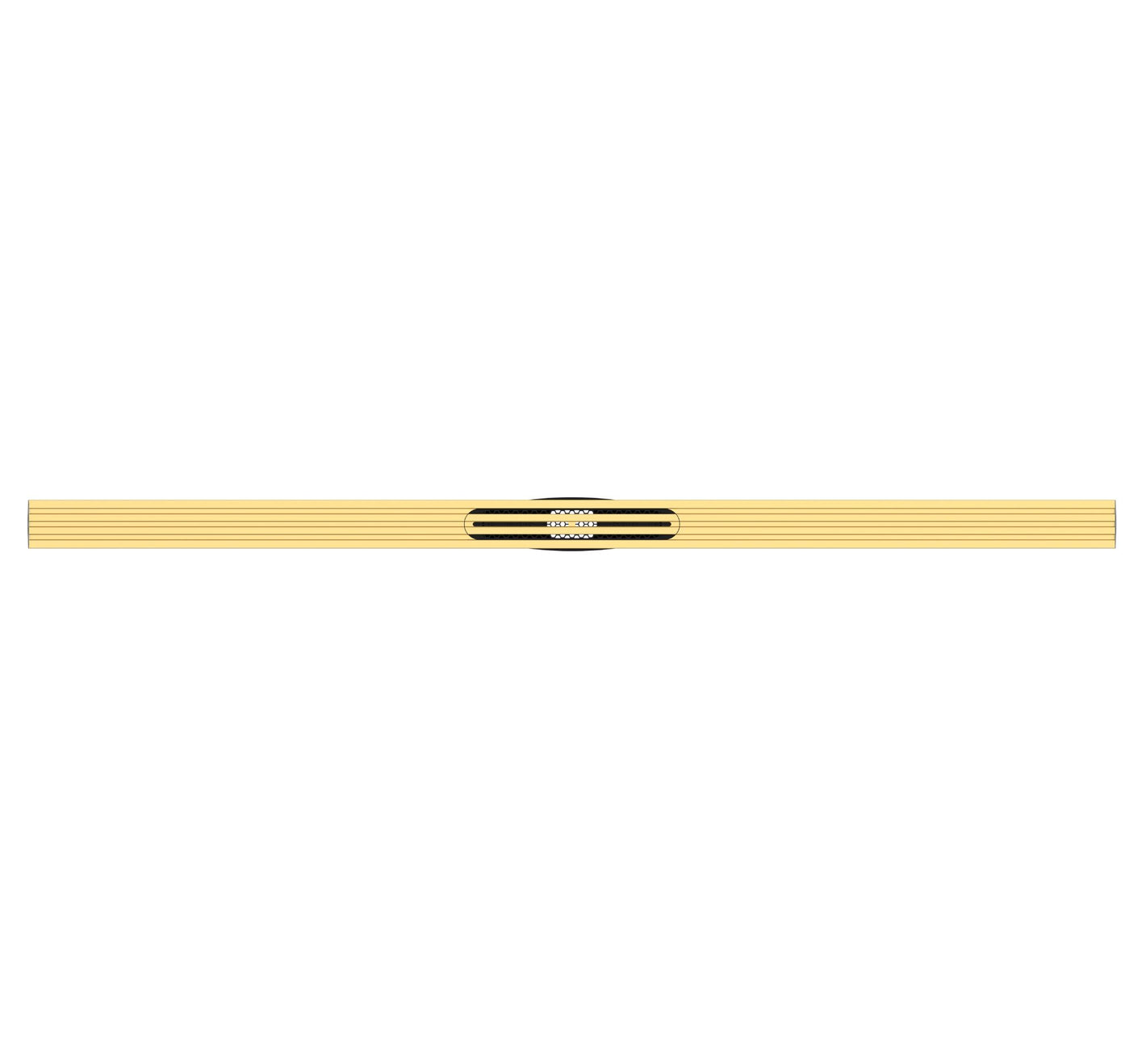 REVOLUX LINEAR SHOWER DRAIN CAVITY GOLD