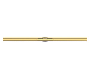 REVOLUX LINEAR SHOWER DRAIN CURVE GOLD