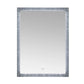 Frysta LED Frameless Rectangular Mirror Lighted Bathroom Vanity with Dimmer and Defogger