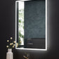 Immersion LED Lighted Bathroom Vanity Mirror with Bluetooth, Defogger, and Digital Display