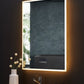 Immersion LED Lighted Bathroom Vanity Mirror with Bluetooth, Defogger, and Digital Display