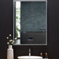 Immersion LED Lighted Bathroom Vanity Mirror with Bluetooth, Defogger, and Digital Display