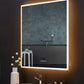 Immersion LED Lighted Bathroom Vanity Mirror with Bluetooth, Defogger, and Digital Display