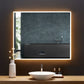 Immersion LED Lighted Bathroom Vanity Mirror with Bluetooth, Defogger, and Digital Display