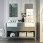 Hayley Bathroom Vanity with Sink and Carrara White Marble Top Cabinet Set