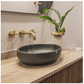 DDALF 14.5'' Round Concrete Vessel Sink - Bathroom