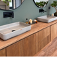 DDALF05 22'' Concrete Rectangular Vessel Sink - Bathroom