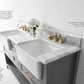 Hayley Bathroom Vanity with Sink and Carrara White Marble Top Cabinet Set