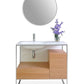 Tory Bathroom Vanity with Solid Surface Top Cabinet Set with Mirror