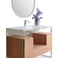 Tory Bathroom Vanity with Solid Surface Top Cabinet Set with Mirror