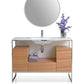 Tory Bathroom Vanity with Solid Surface Top Cabinet Set with Mirror