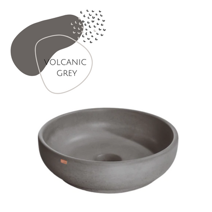 DDALF 14.5'' Round Concrete Vessel Sink - Bathroom