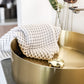 Zeek 14” Gold Round Vessel Bathroom Sink Stainless Steel PVD Nano Tech Coating ZN-G144